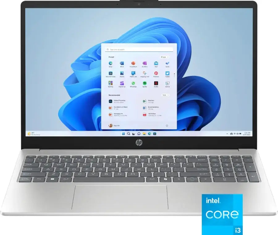HP 15.6" Touchscreen Laptop | Intel Core i3-N305 Processor | 8GB RAM | 256GB SSD | Windows 11 | Moonlight Blue