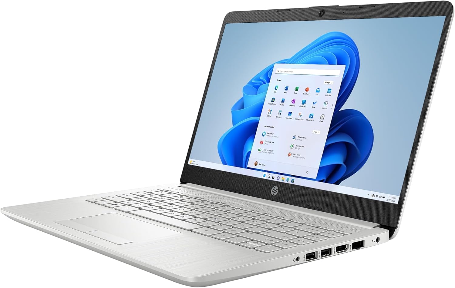 HP 14" Laptop | Intel Celeron N4120 | 4GB RAM | 64GB eMMC | Windows 11 | Silver