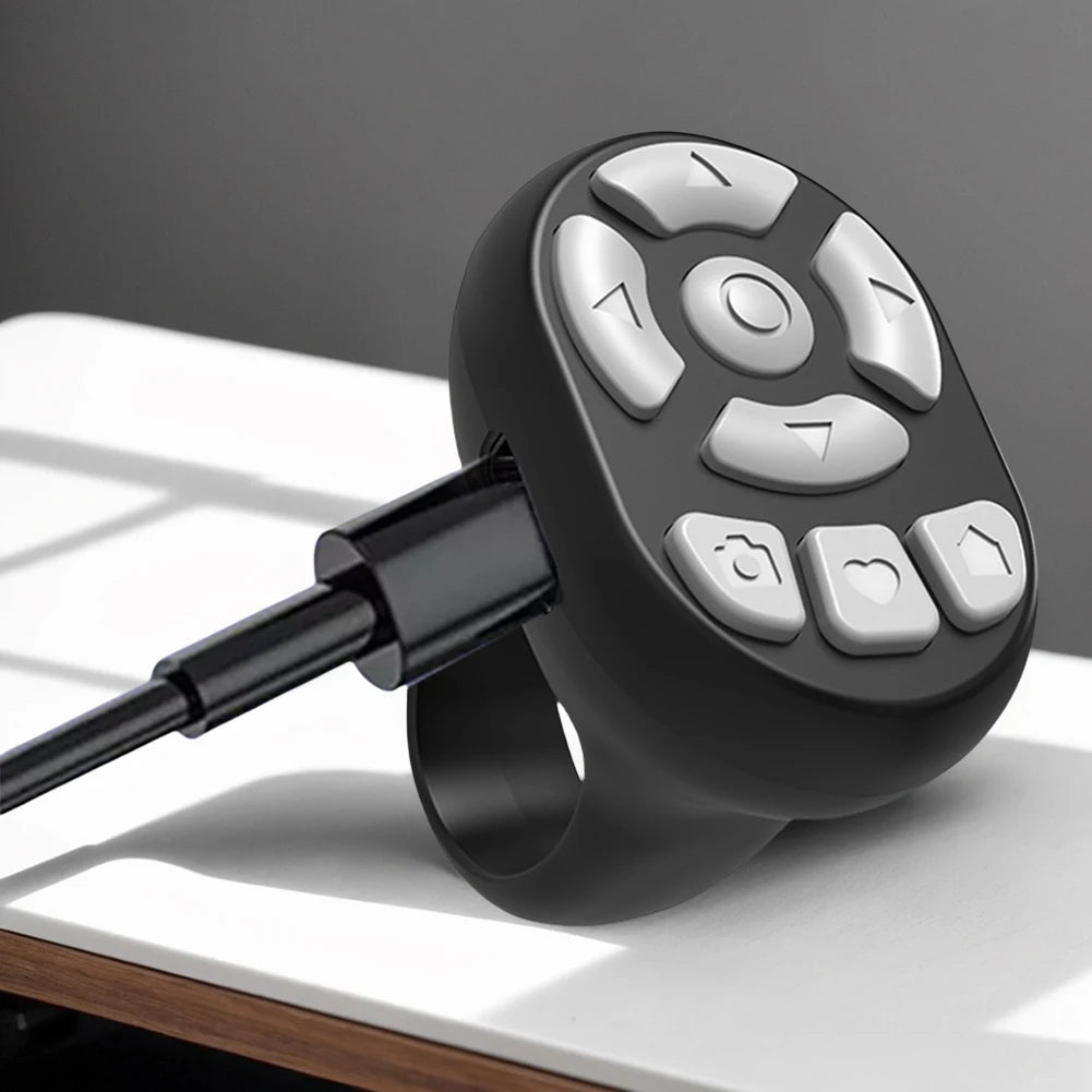 Remote Phone Control Wireless Bluetooth Remote Control for Mobile Phones Selfie Video Shutt ...