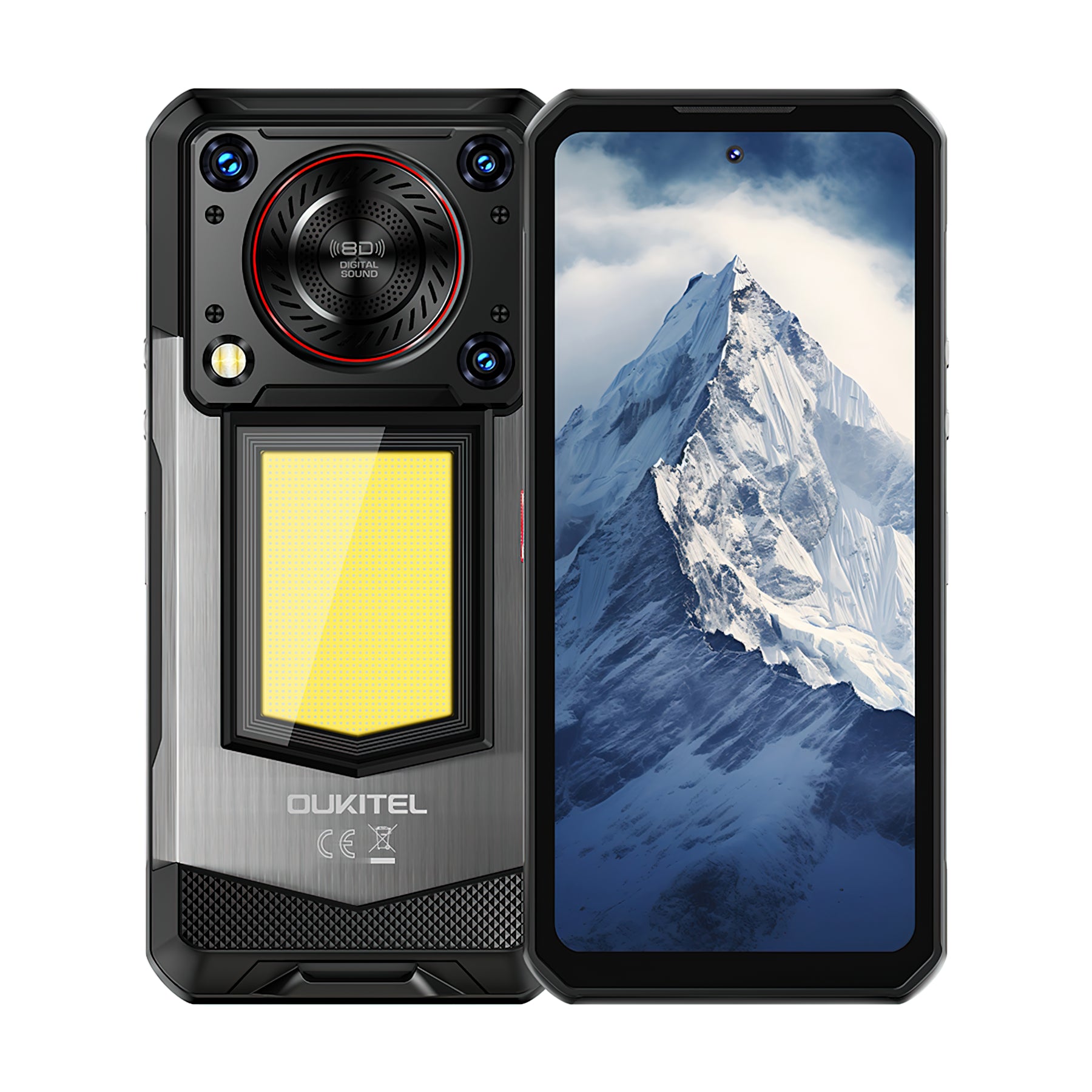 Oukitel WP56 5G Rugged Phone 6.8'' HD+ Display 16000mAh Big Battery 108MP Camera Android 15(12GB+512GB NFC)