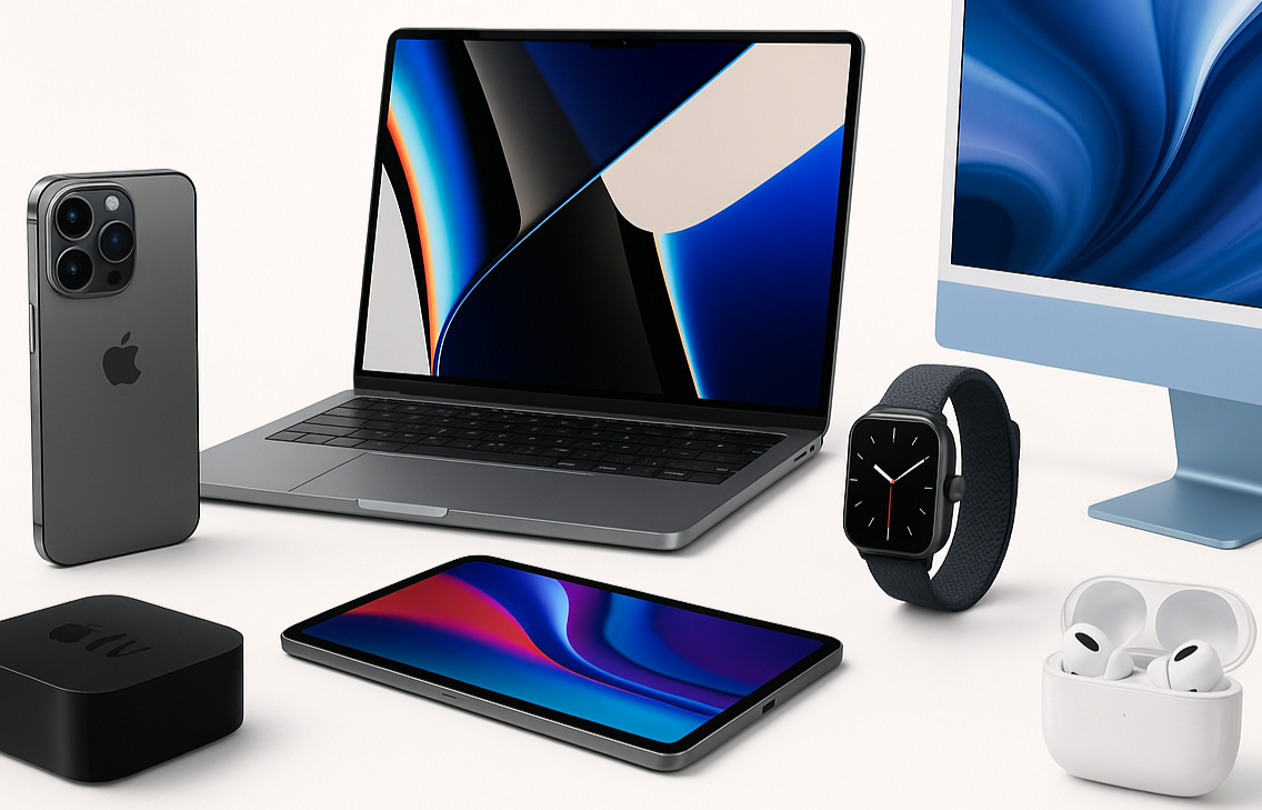 I WANT ALL APPLE PRODUCTS IN ONE IMAGE FOR MY COVER PHOTO FOR COLLECTION