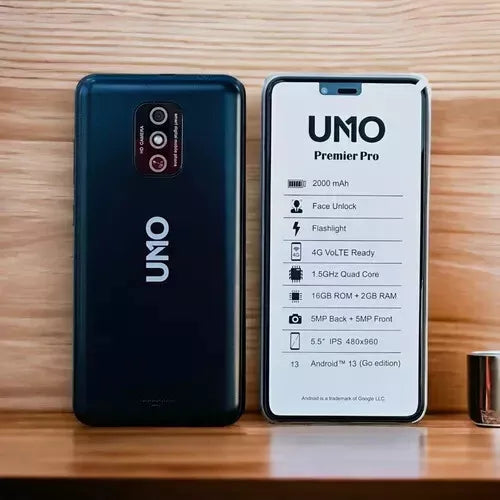 UNO Premier Pro 16GB Android ( NEW In Box) Unlocked Phone